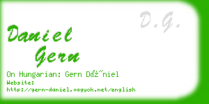 daniel gern business card